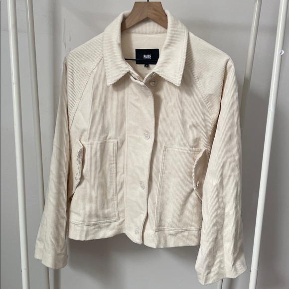 PAIGE Tylee Cordoroy Zip Up Jacket - Picture 2 of 5